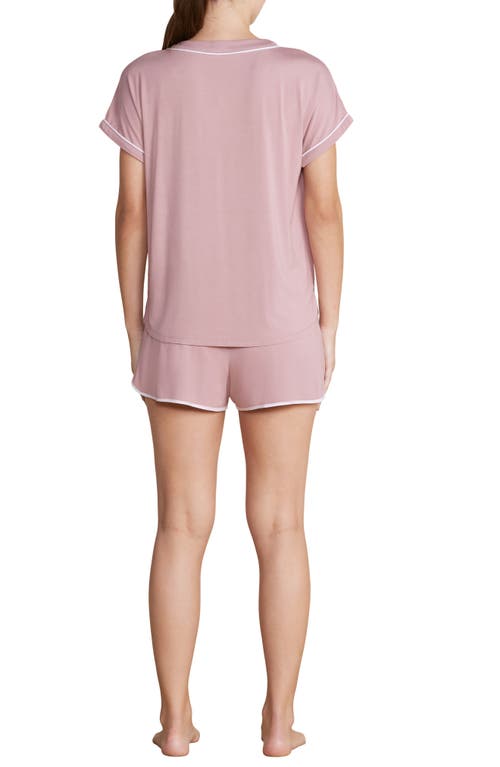 BAREFOOT DREAMS BAREFOOT DREAMS MALIBU COLLECTION® SOFT JERSEY PIPED PAJAMAS 