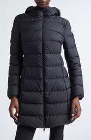 Moncler Gie Water Resistant Down Long Coat
