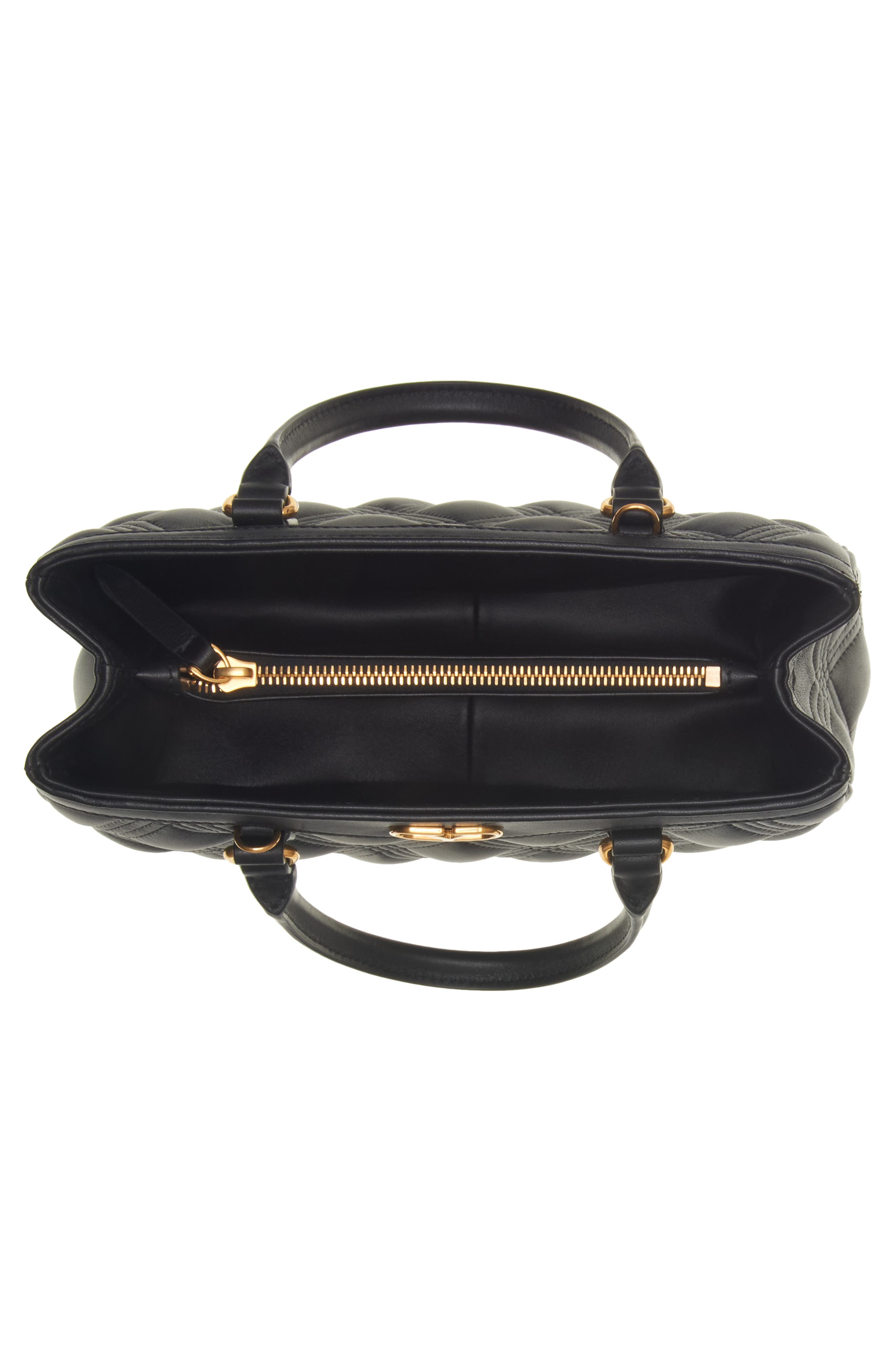 Valentino Garavani Quiltie 67 Leather Satchel, Alternate, color, 