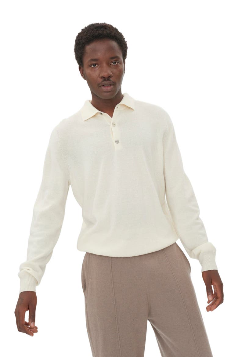 Polo Neck Sweater, Alternate, color, marshmallow