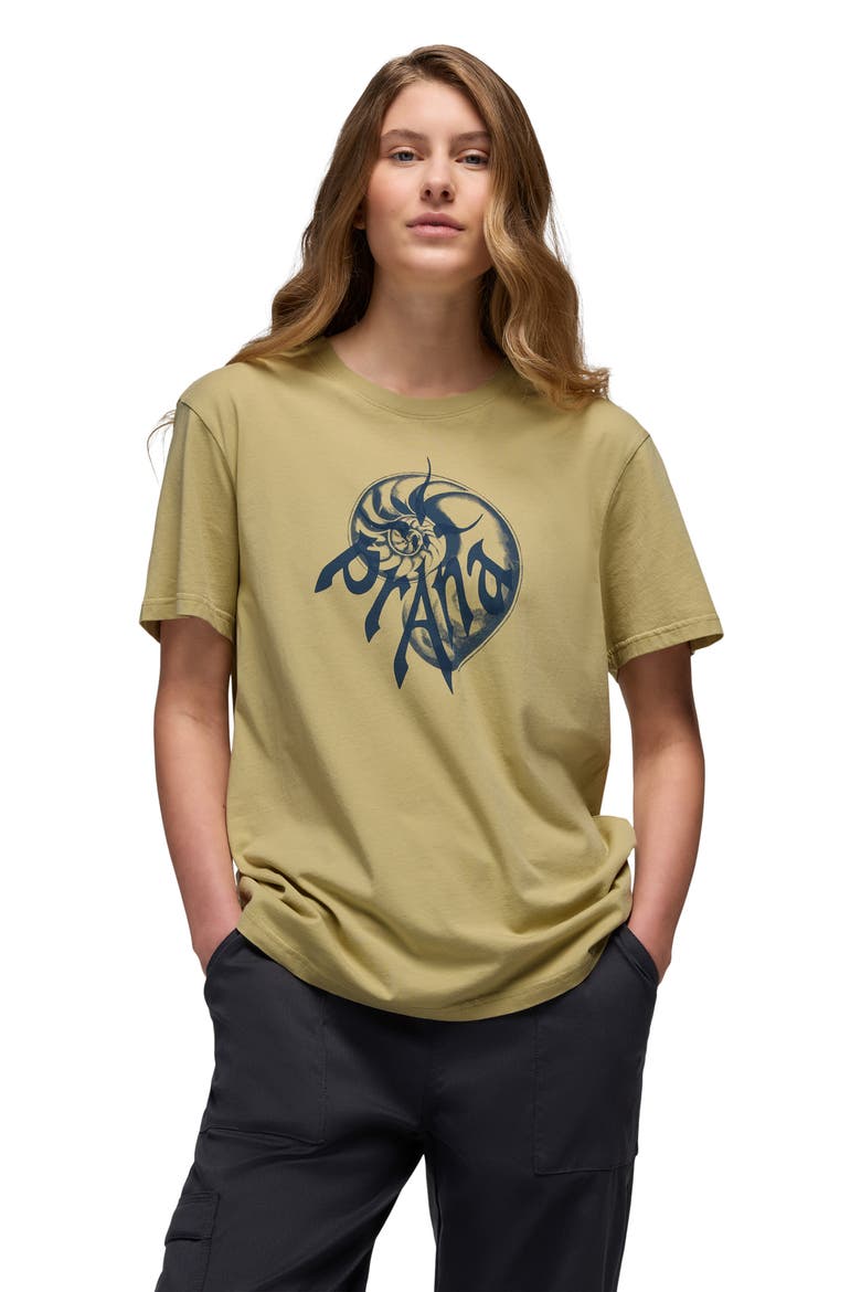 Heritage Nautilus Organic Cotton Graphic T-Shirt, Alternate, color, JACKFRUIT