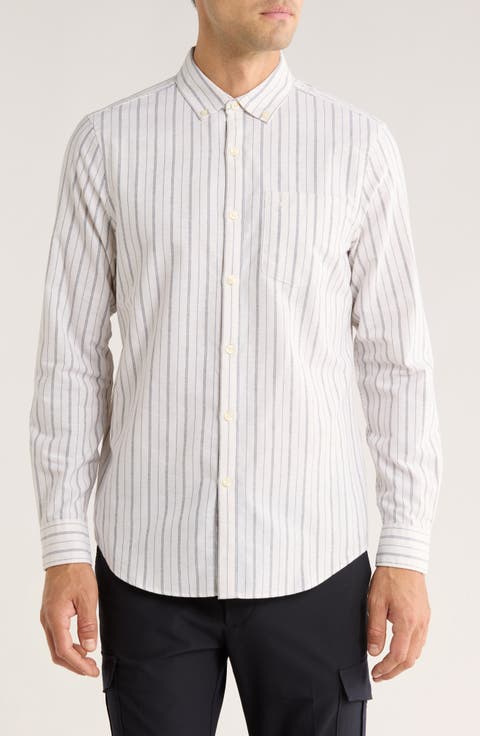 Oxford Stretch Half Zip Sweatshirt