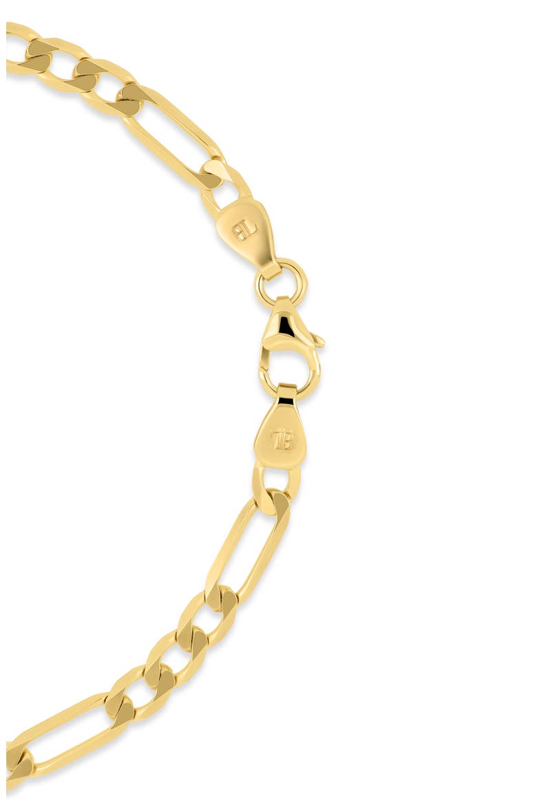 14K Gold Figaro Chain Bracelet, 3.1mm, Alternate, color, 14K YELLOW GOLD
