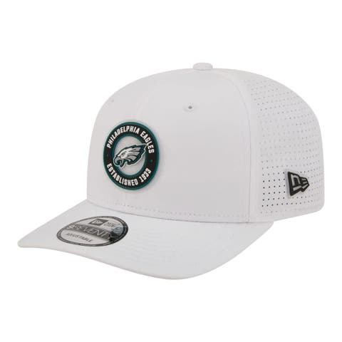 Men's New Era  White Philadelphia Eagles COOLERA 9SEVENTY Adjustable Hat