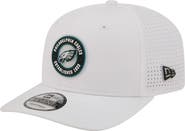 New Era Men's New Era White Philadelphia Eagles COOLERA 9SEVENTY Adjustable Hat