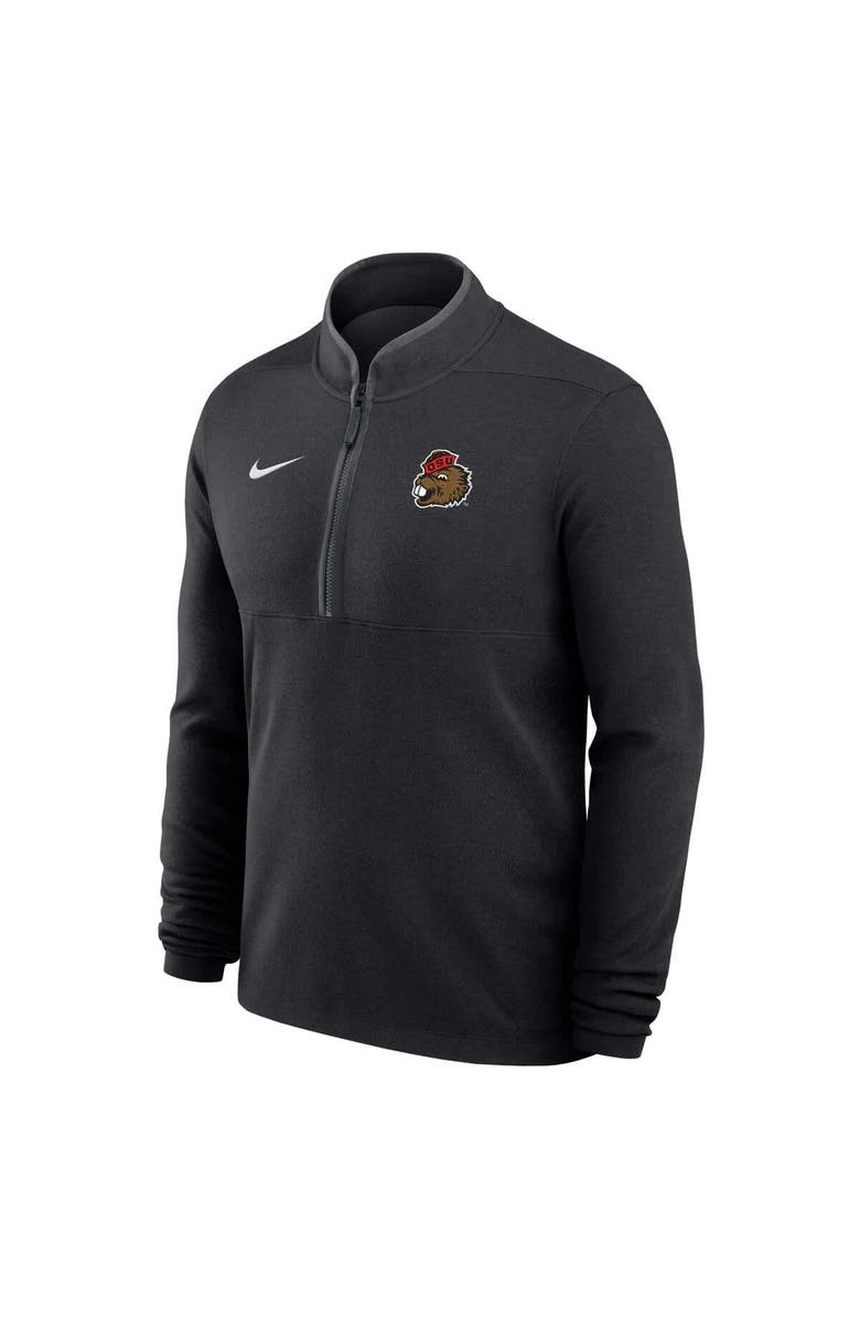Nike Men's Nike Black Oregon State Beavers Victory Quarter-Zip Jacket, Main, color, 
