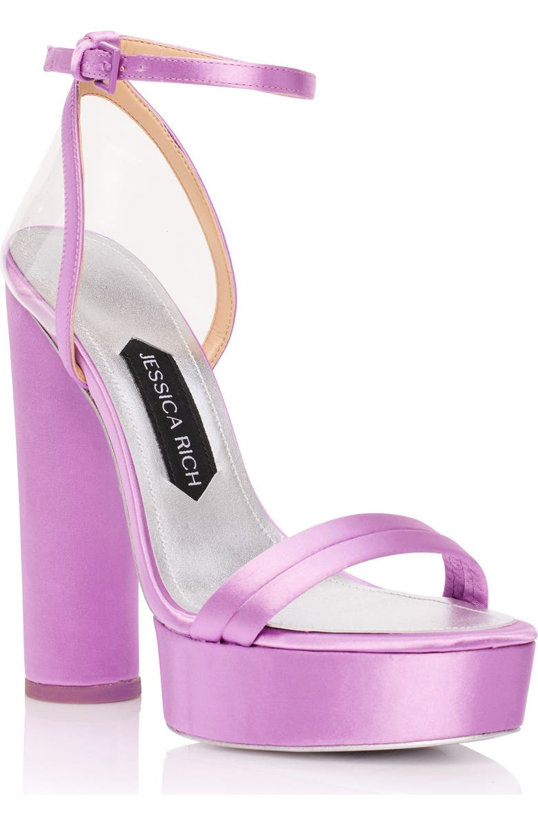 JESSICA RICH Love Platform Sandal, Alternate, color, Lavender