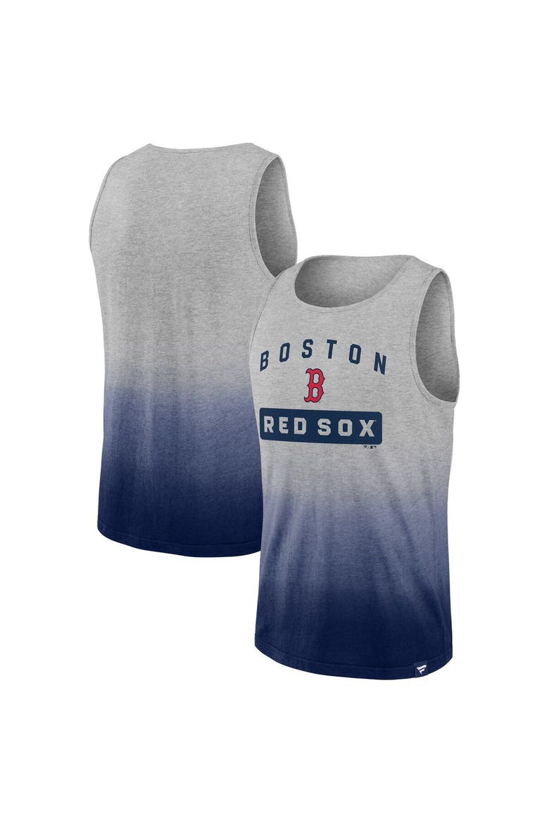 Men's Fanatics Branded Gray/Navy Boston Red Sox Our Year Tank Top, Main, color, Heather Gray