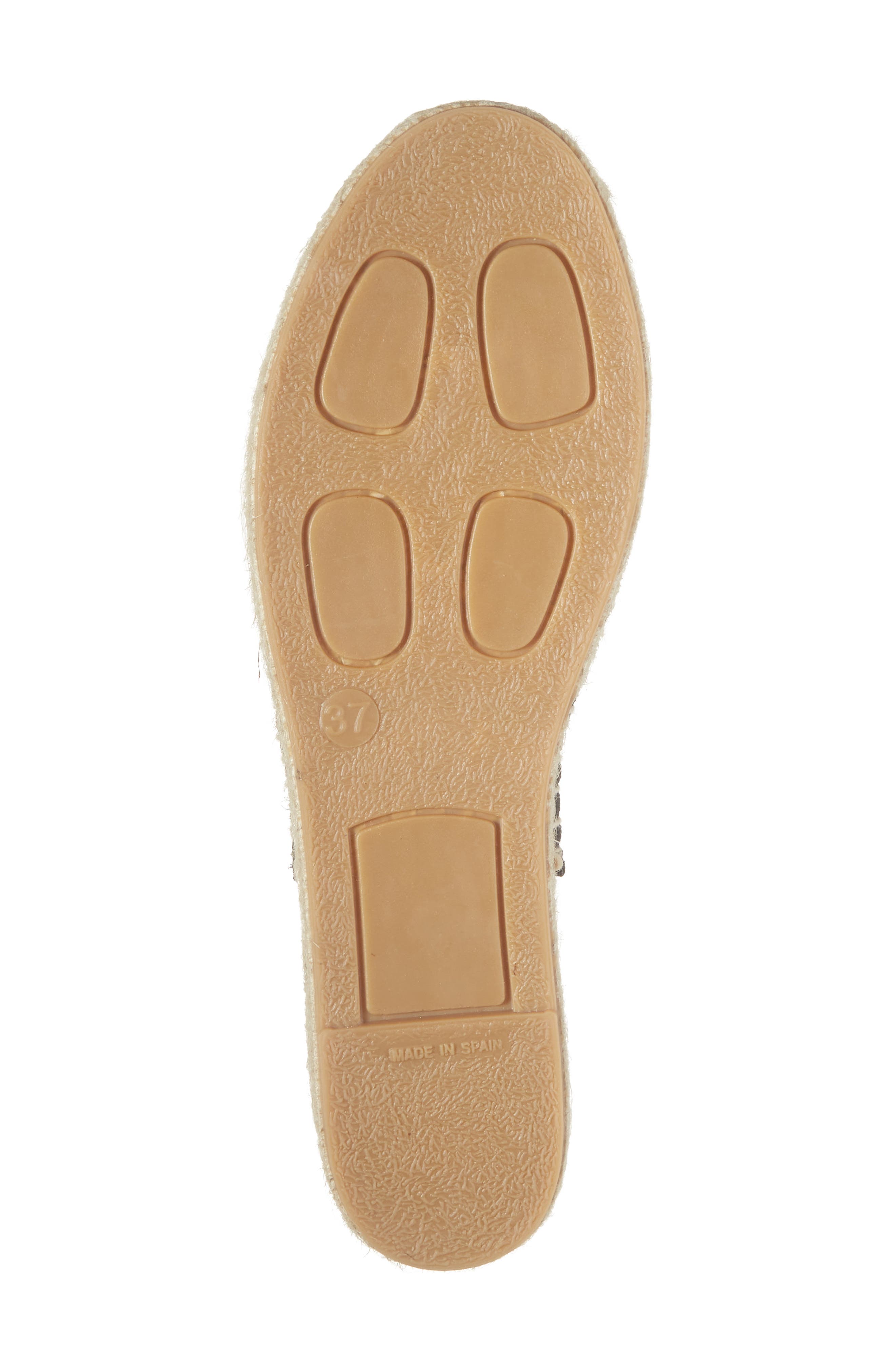 G/FORE Metal Tees Nubuck Espadrille Mule, Alternate, color, Onyx