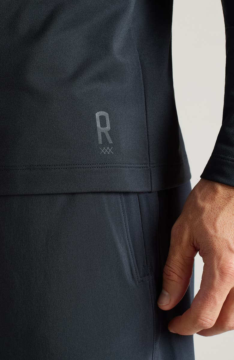 Rhone Base Train Lightweight Hoodie, Alternate, color, Black