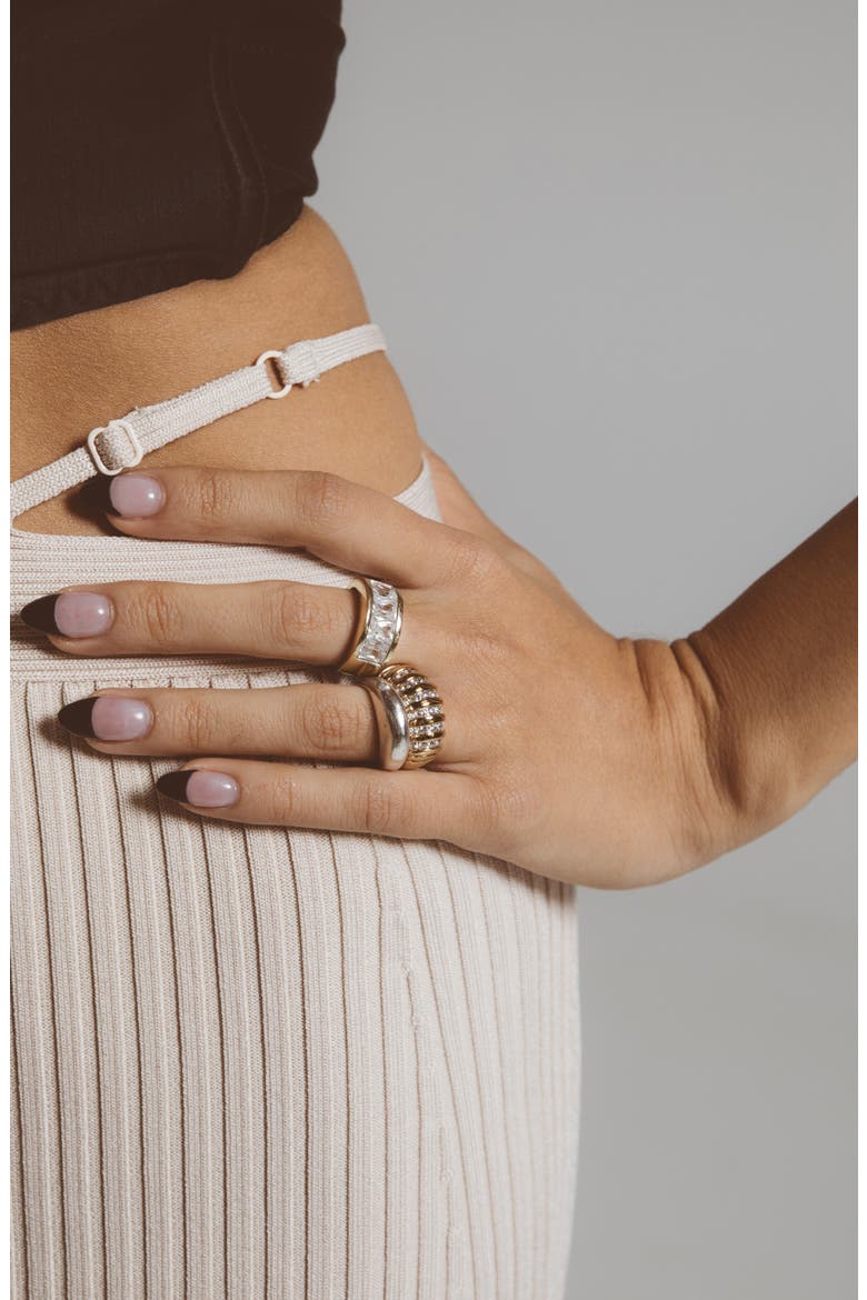 The Gaudy Cocktail Ring, Alternate, color, GOLD