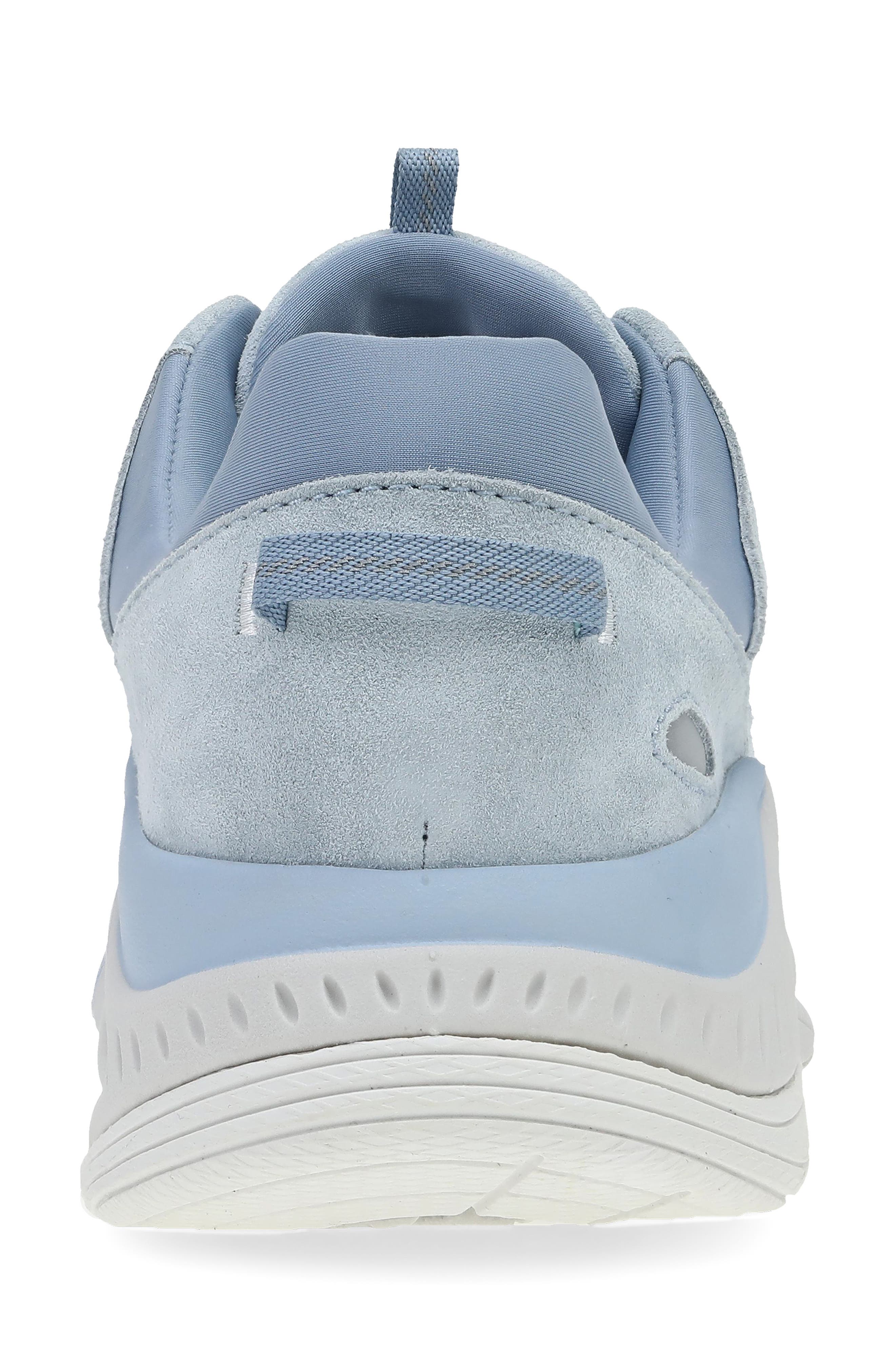 Dansko Poppy Sneaker, Alternate, color, Sky Suede