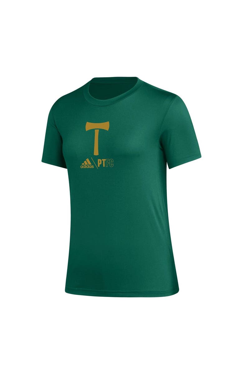 adidas Women's adidas Green Portland Timbers AEROREADY Club Icon T-Shirt, Alternate, color, Green