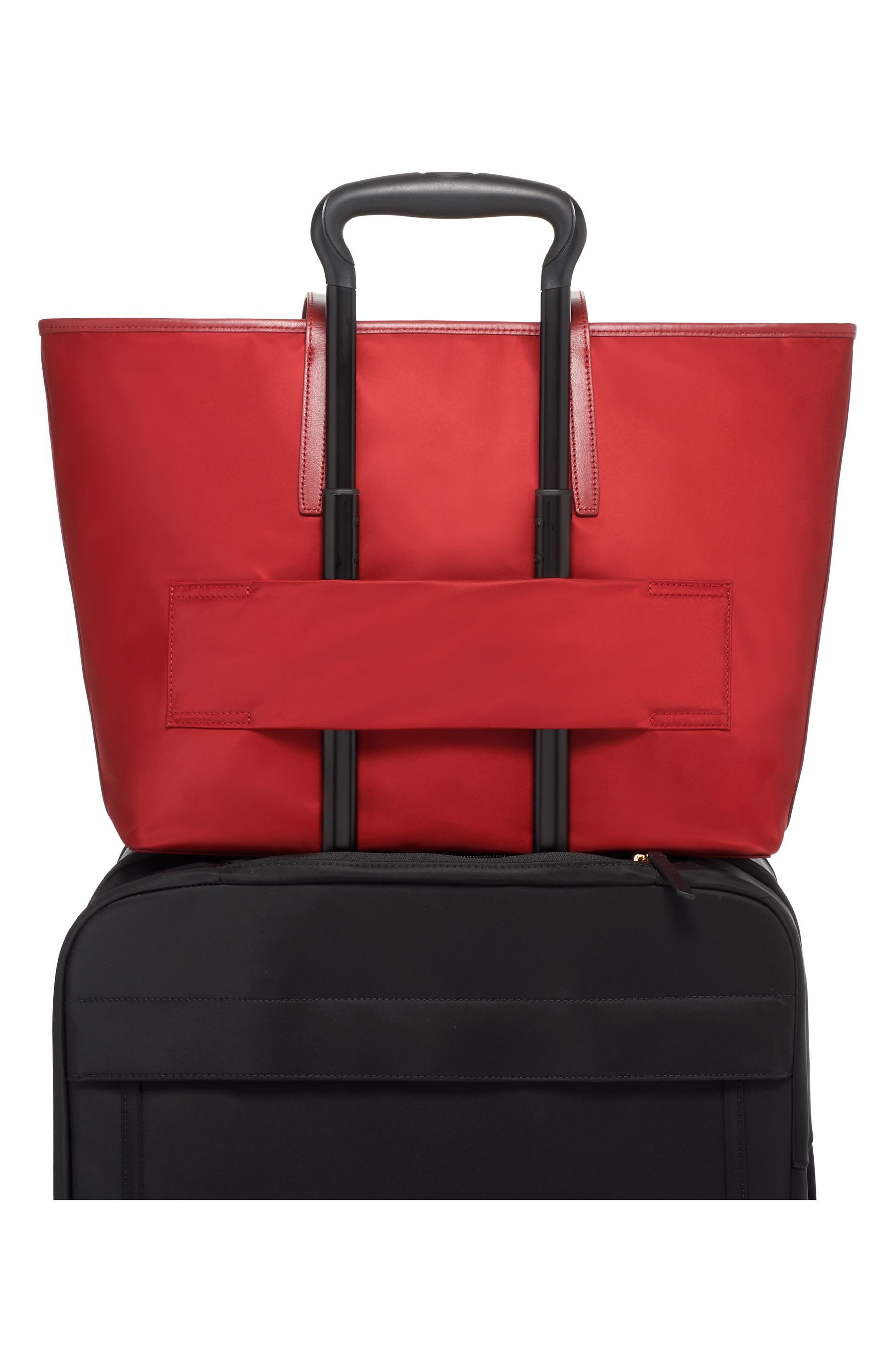 Voyageur Everyday Nylon Tote, Alternate, color, CRIMSON