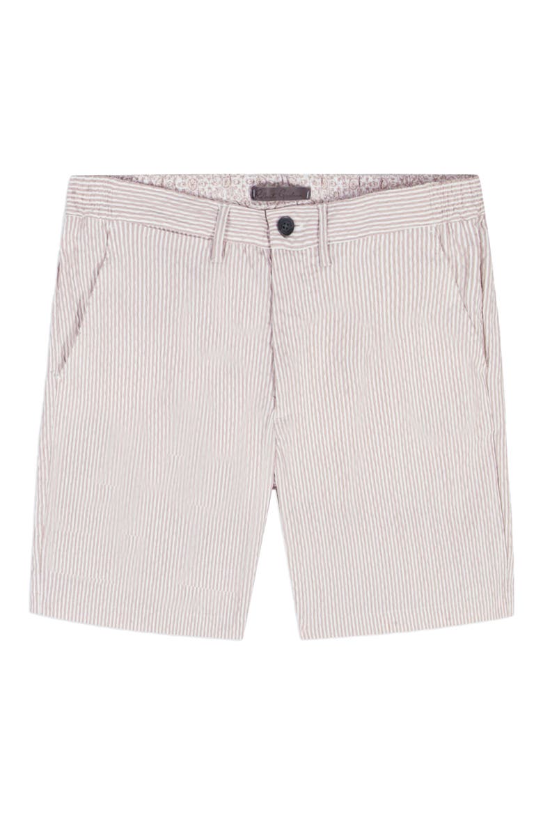 Fornillo Stripe Woven Shorts, Alternate, color, KHAKI