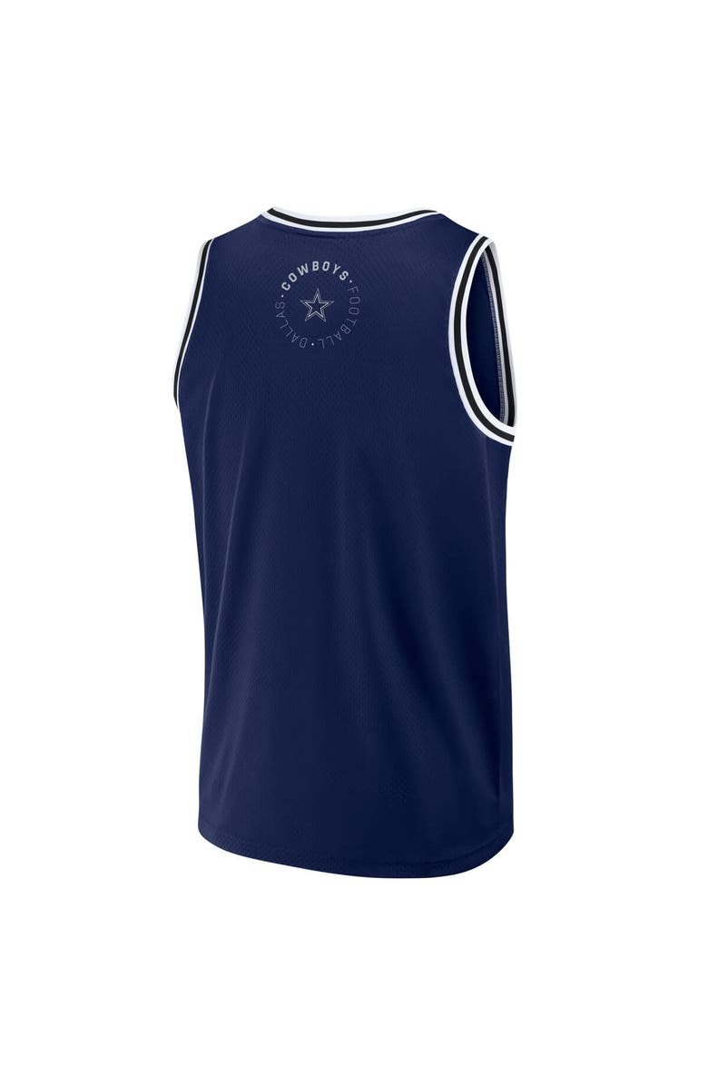 FANATICS Men's Fanatics Navy Dallas Cowboys Elements Future Ground Jersey Tank Top, Alternate, color, Navy