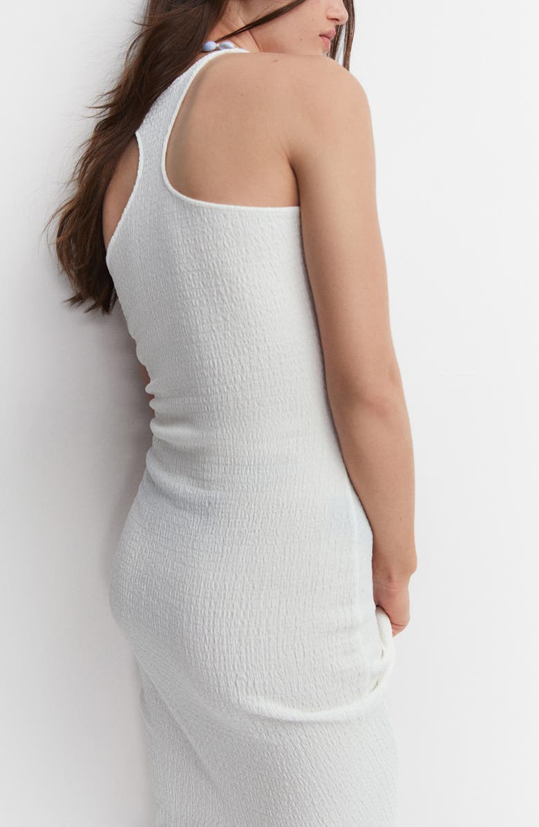 MANGO Smock Racerback Midi Dress, Alternate, color,