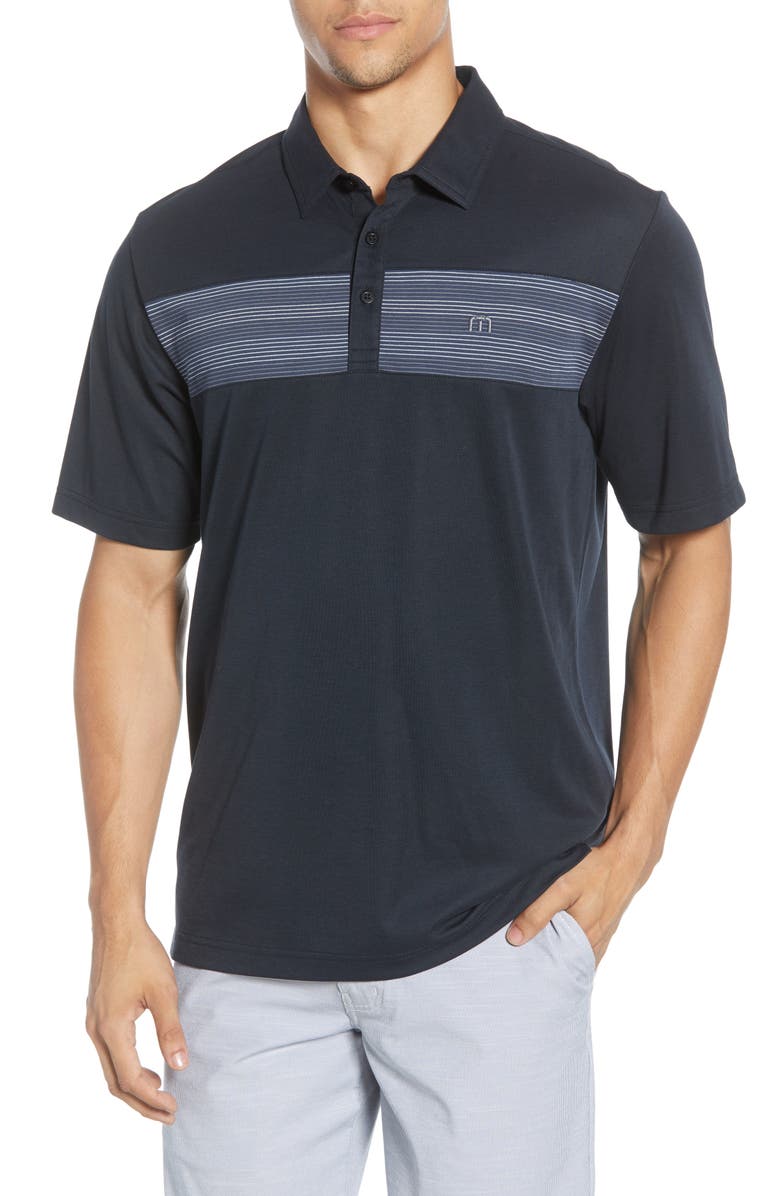 TravisMathew Rosete Stripe Performance Polo, Main, color,