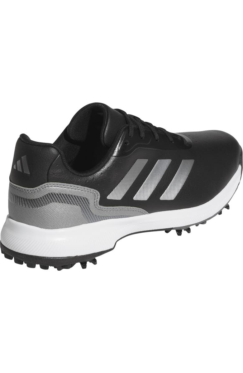 adidas Traxion Response Spikeless Golf Shoe, Alternate, color, Black/ White/ Silver