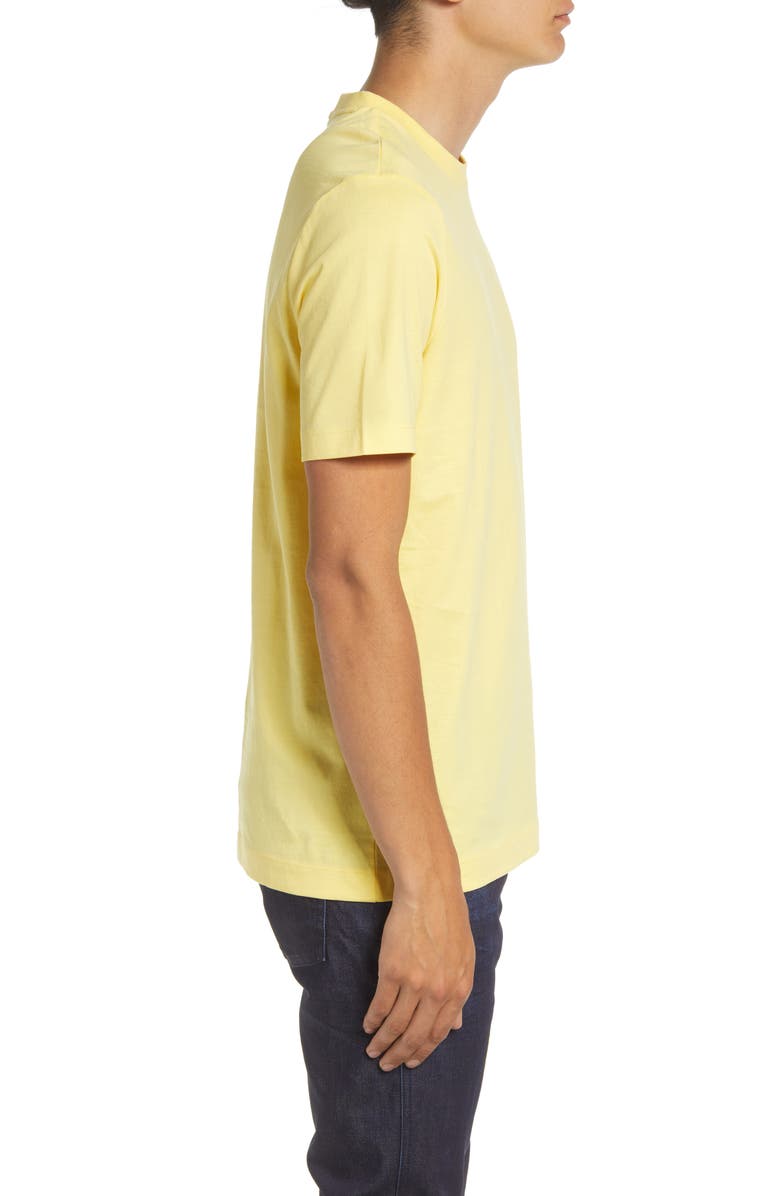 BOSS Thompson Solid T-Shirt, Alternate, color, Light/ Pastel Yellow