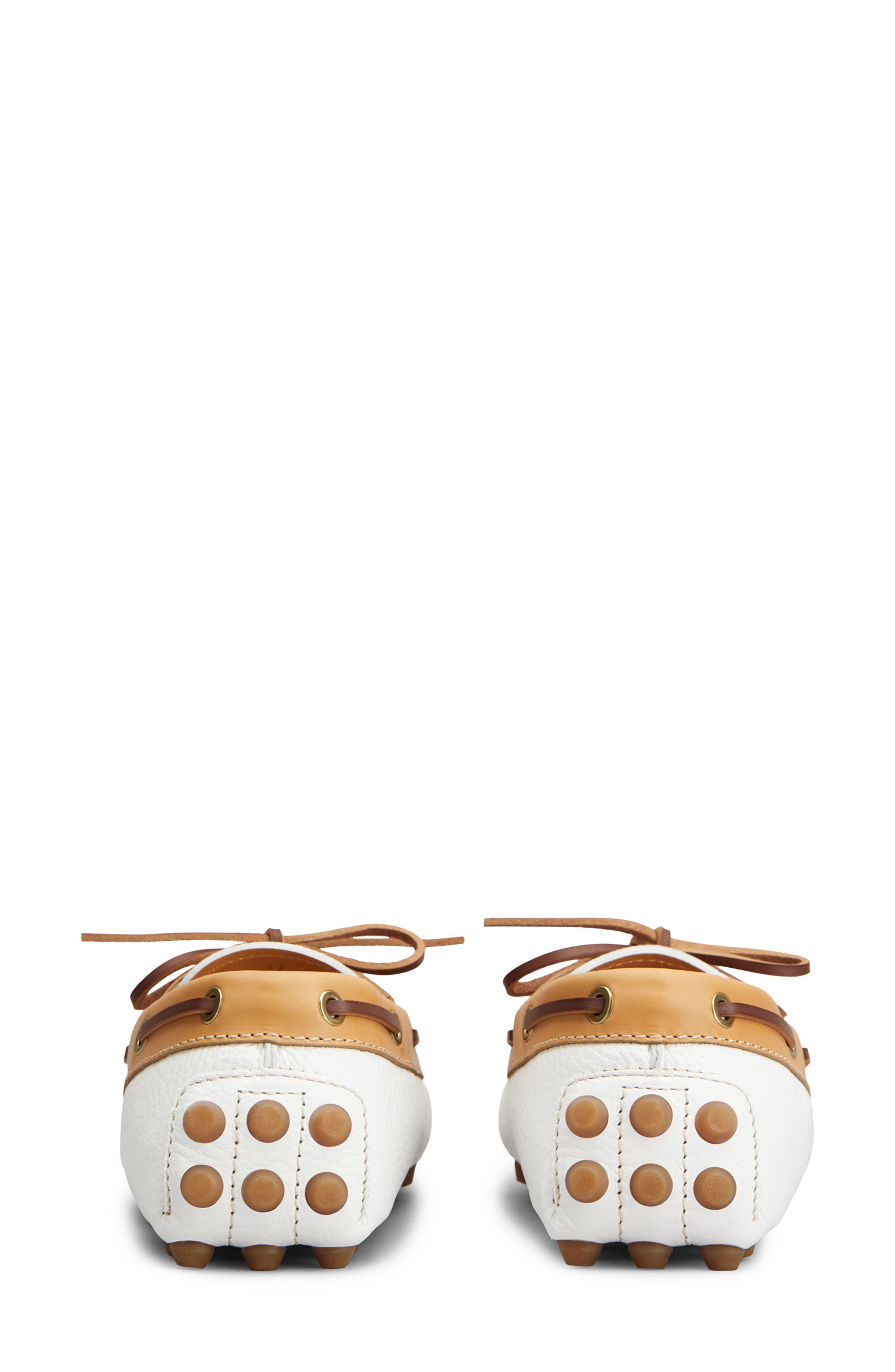 Tod's Gommino Bubble Boat Shoe, Alternate, color, White