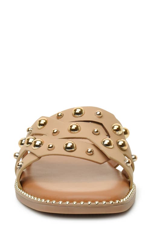 NICOLE MILLER NICOLE MILLER STUDDED SLIDE SANDAL