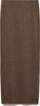 MANGO Knit Column Maxi Skirt