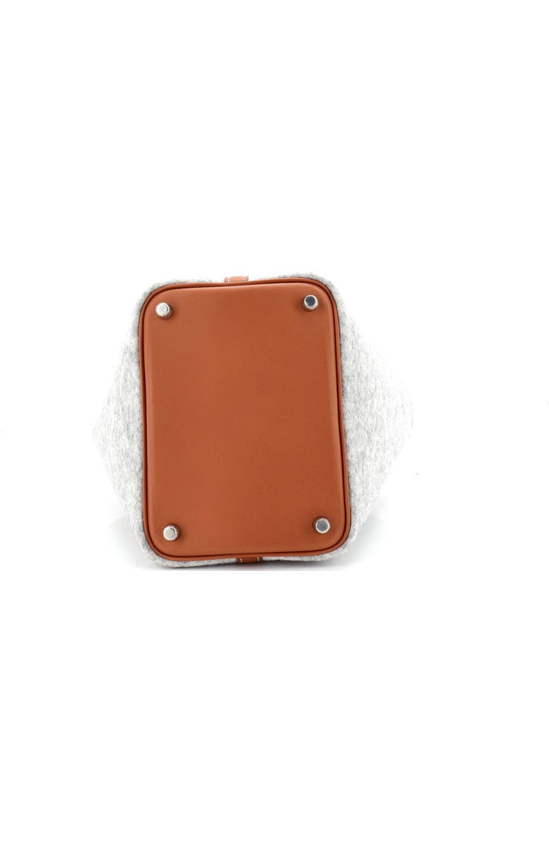 Pre-Owned Hermes Picotin Lock Bag Felt with Leather PM, Alternate, color, Gris Clair