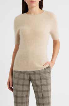 The Yelena Short Sleeve Cashmere Sweater