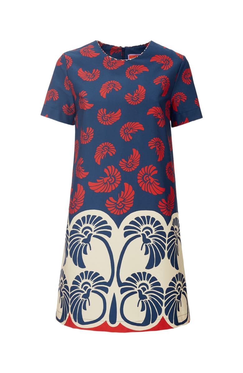 La DoubleJ 24/7 Summer Dress Palmetto Placée Navy, Alternate, color,