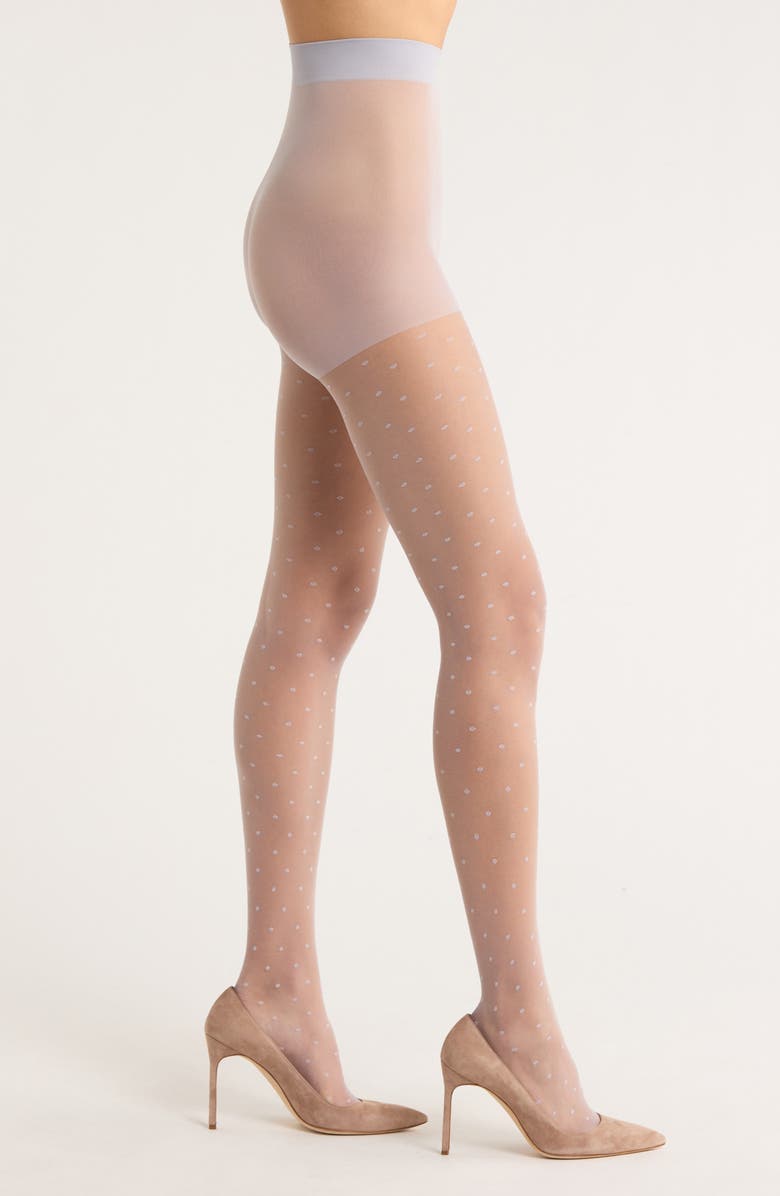 Nordstrom Polka Dots Tights, Main, color, Grey Dapple