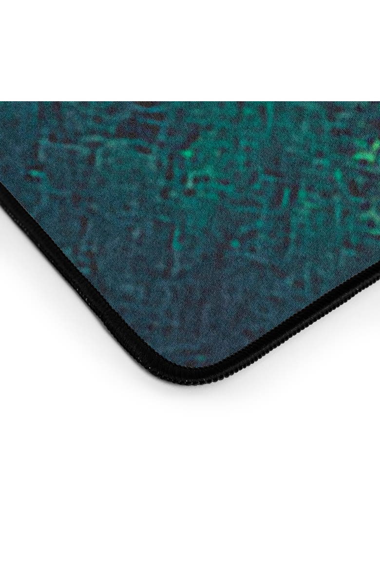 Deny Designs Mountain Landscape Painting 01 Desk Mat, Alternate, color, Green