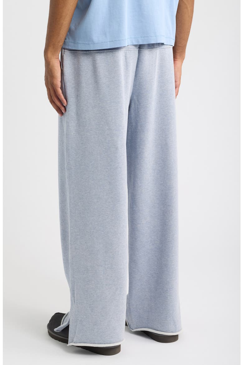 Split Hem Sweatpants, Alternate, color, BLUE