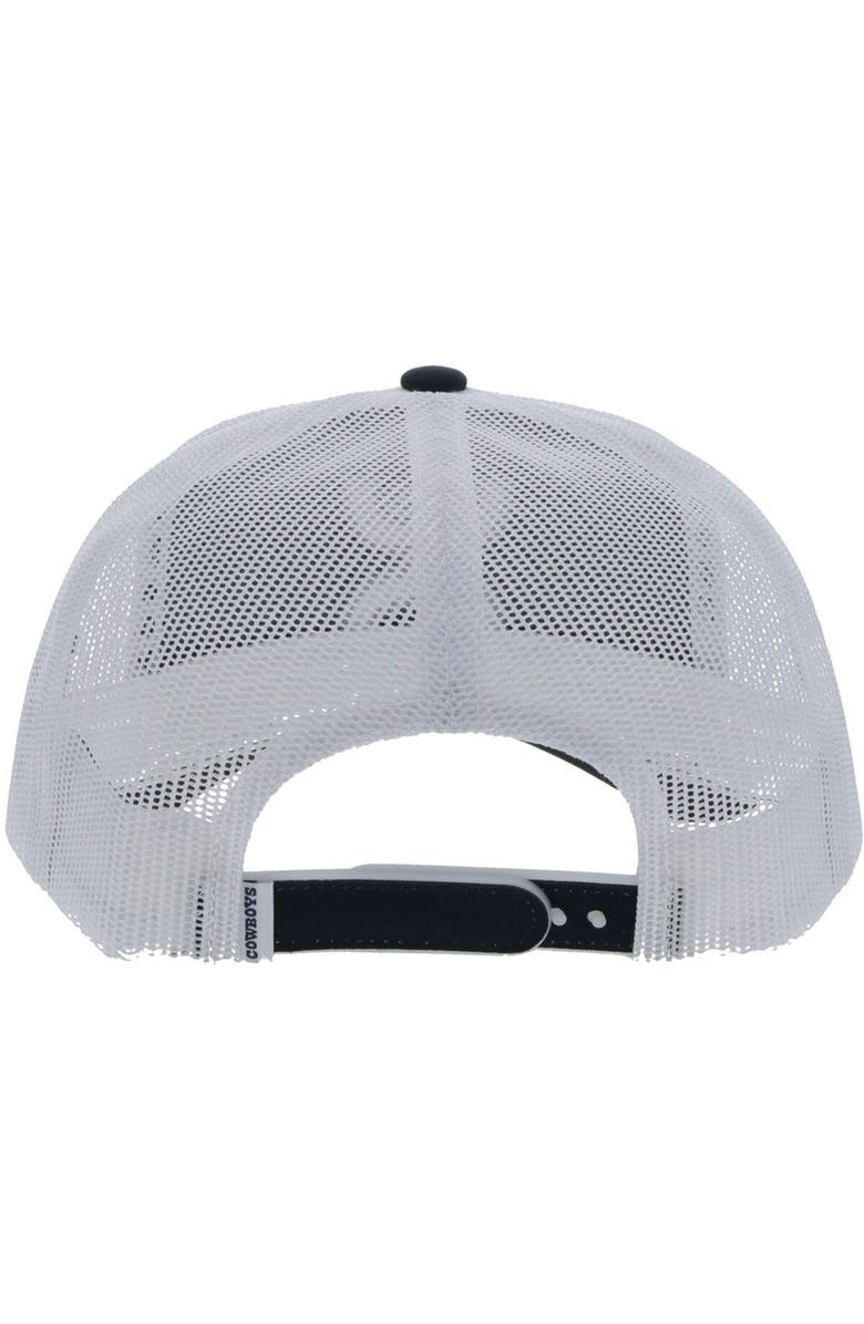 HOOEY Men's HOOey Navy/White Dallas Cowboys Hands Up Trucker Adjustable Hat, Alternate, color, Navy