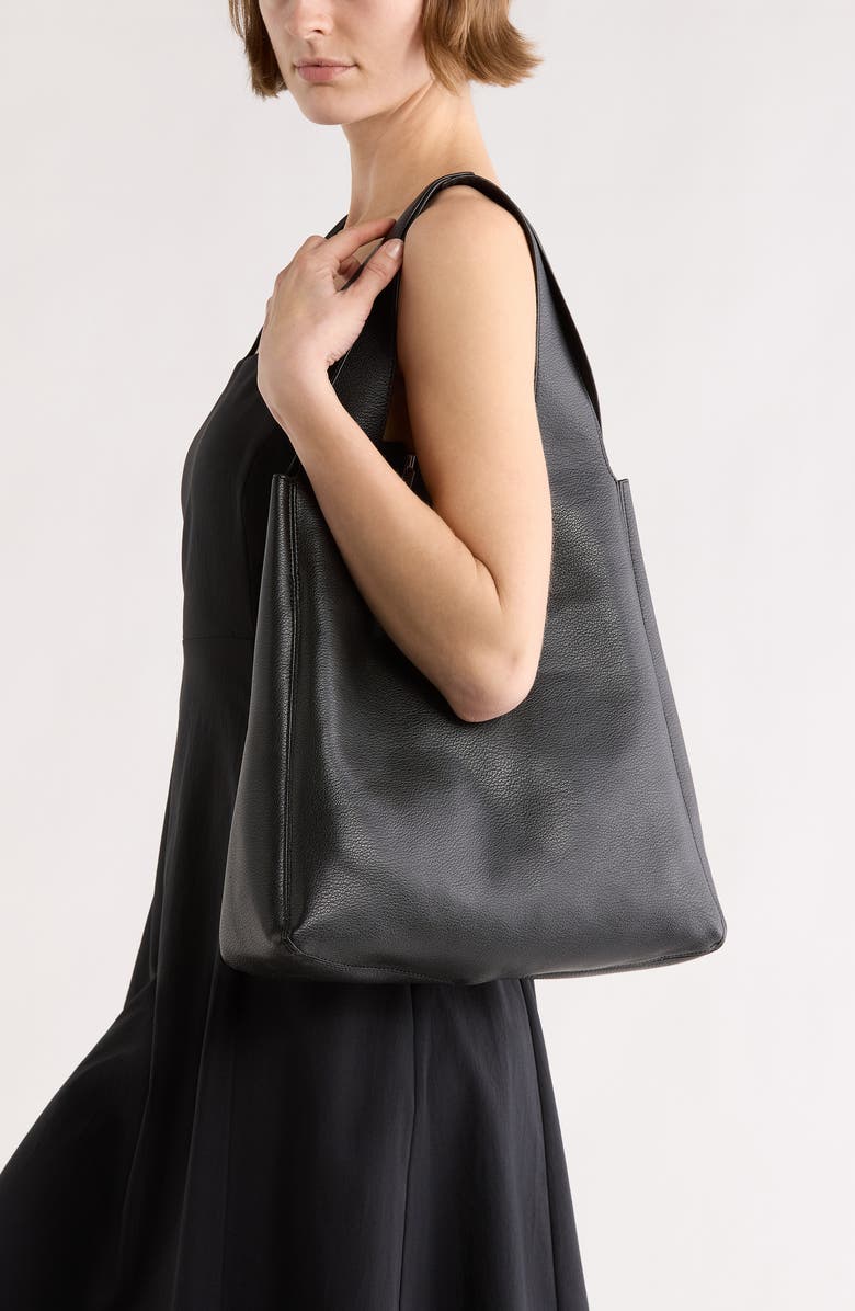 BCBG Soft Hobo Bag, Alternate, color, Black