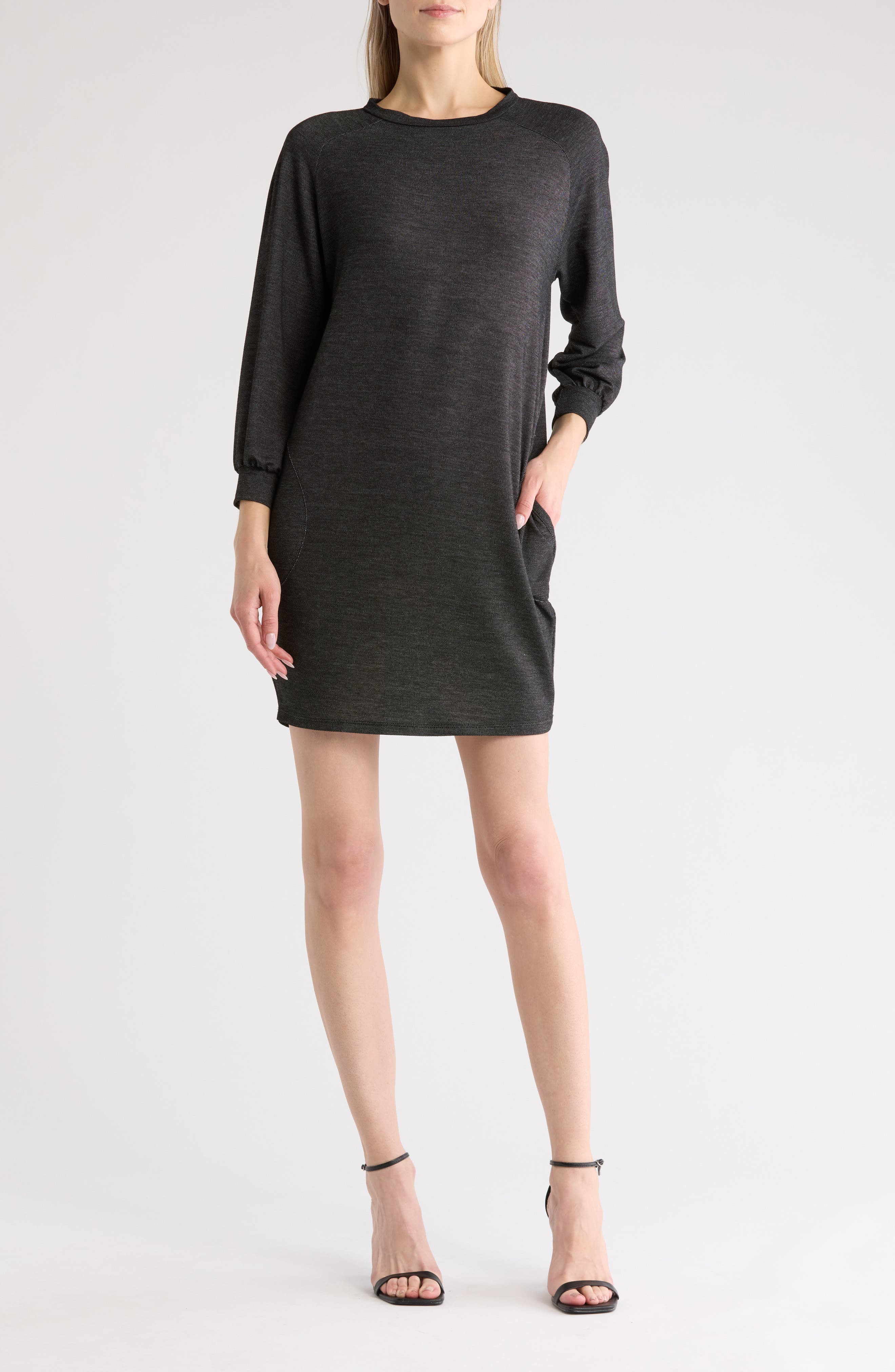 GO COUTURE Relax With Me Long Sleeve Sweater Dress