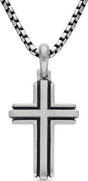 David Yurman Deco Cross Enhancer Pendant
