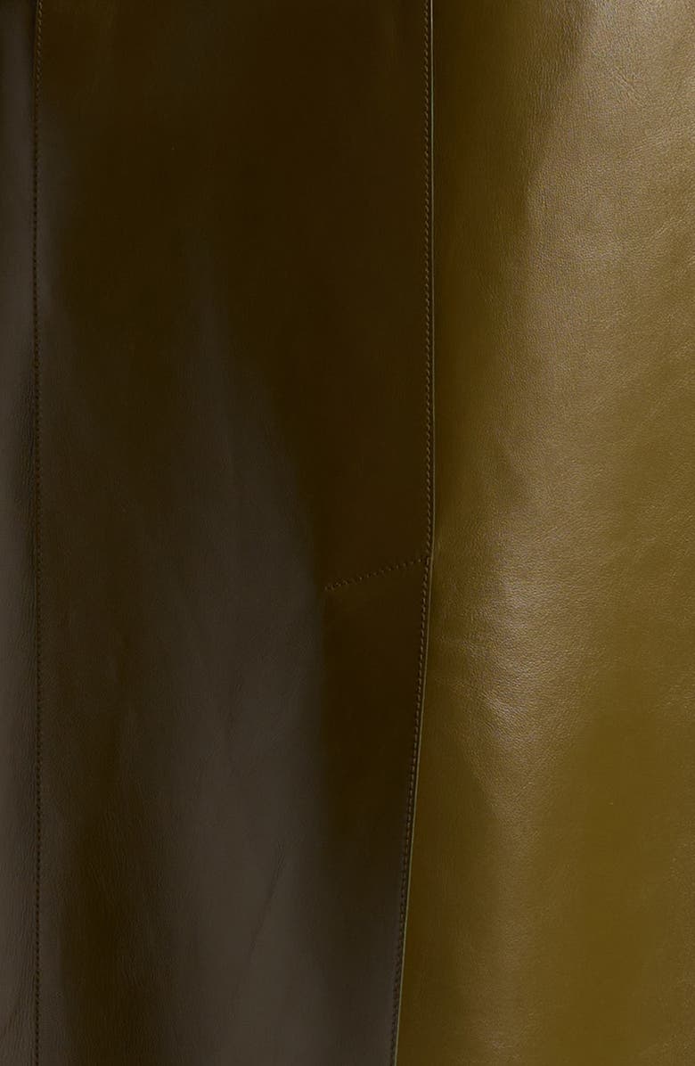 Bottega Veneta Bonded Leather Coat, Alternate, color, 