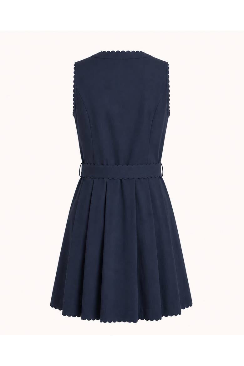 Hadley Cotton Poplin Romper, Alternate, color, Navy