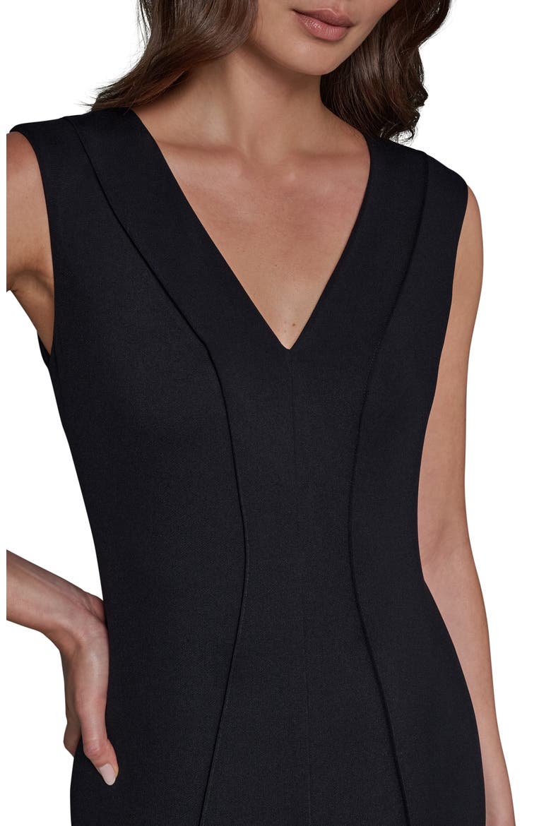 Sleeveless A-Line Cocktail Dress, Alternate, color, BLACK