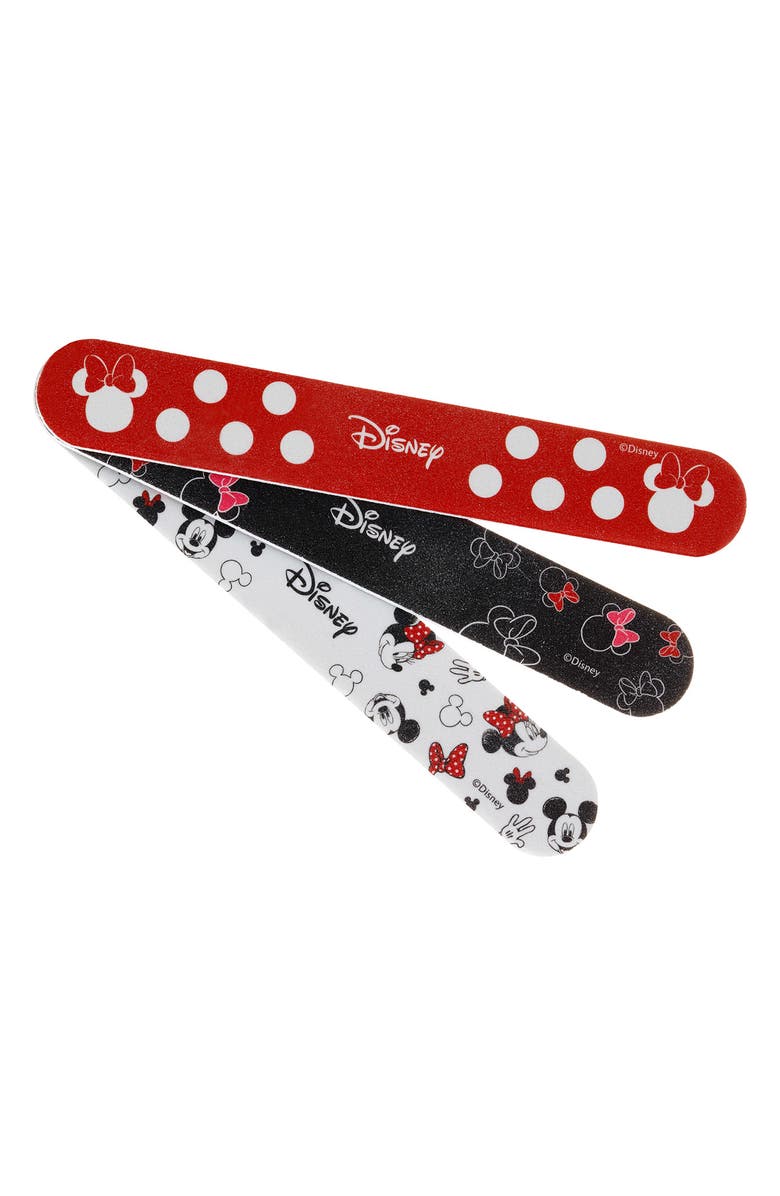 TWEEZERMAN Disney's Mickey Mouse and Minnie Mouse Ear-esistible Nail Files, Alternate, color, 