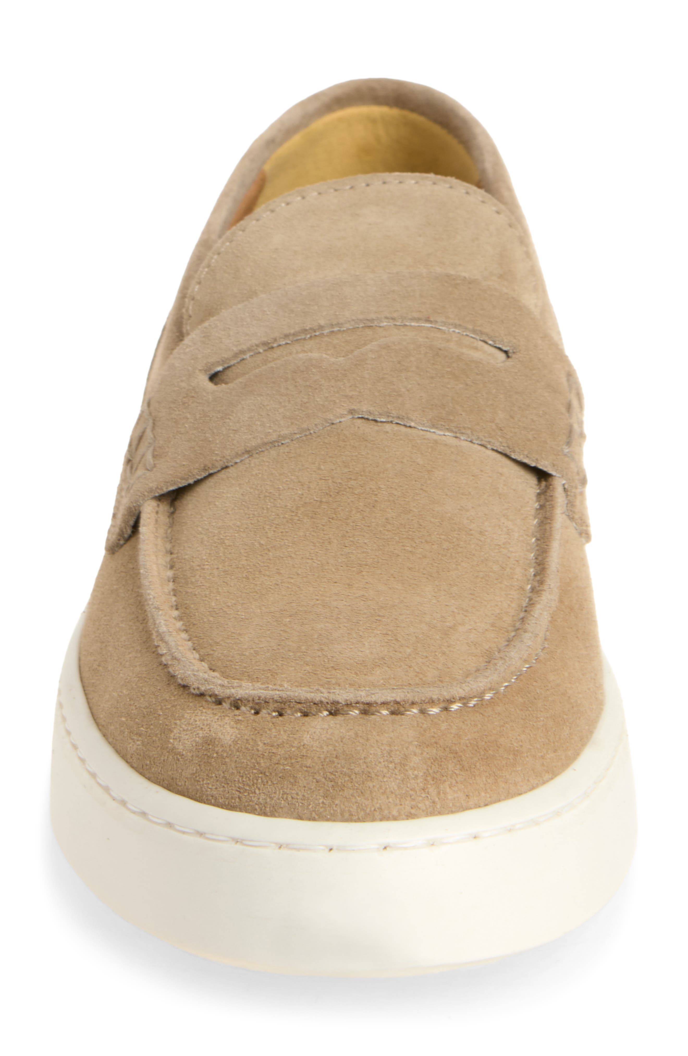 Bruno Magli Magnifico Penny Loafer, Alternate, color, Sand Suede