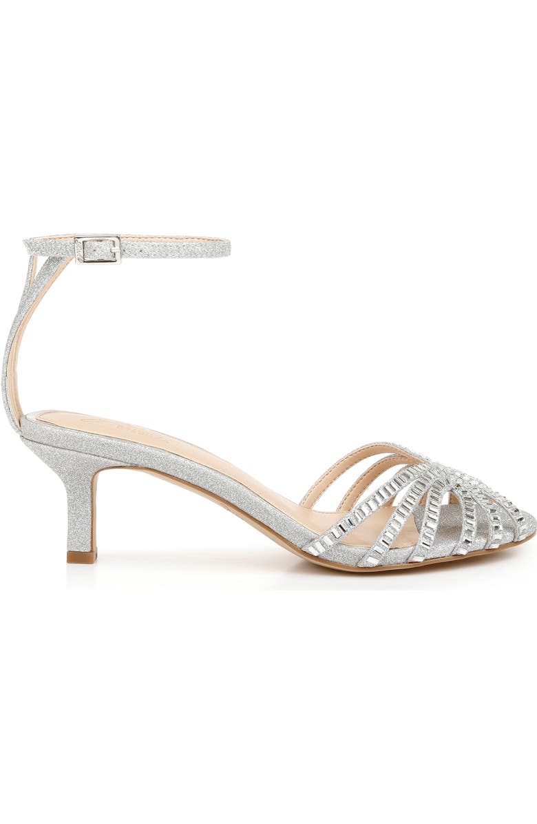 Jewel Badgley Mischka Ocean Kitten Heel Sandal, Alternate, color,