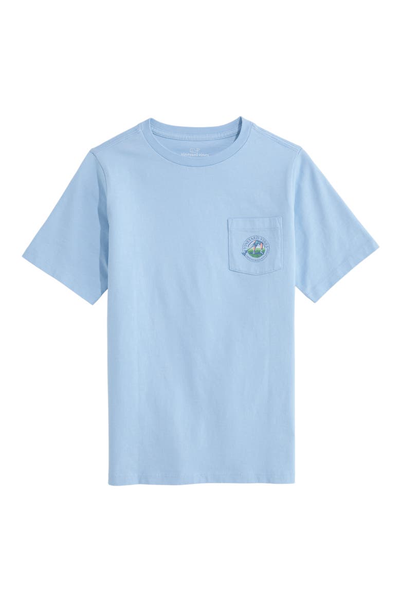 Kids' Score It Cotton Graphic T-Shirt, Main, color, JAKE BLUE