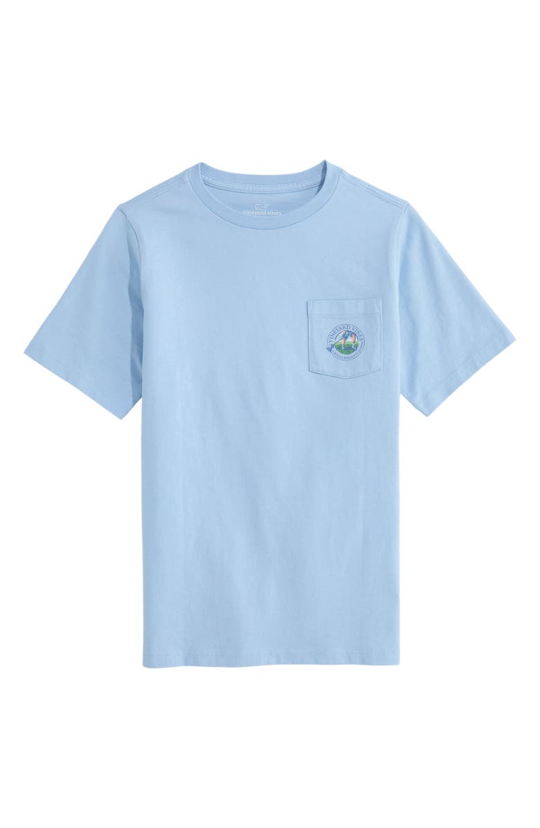 vineyard vines Kids' Score It Cotton Graphic T-Shirt, Main, color, Jake Blue