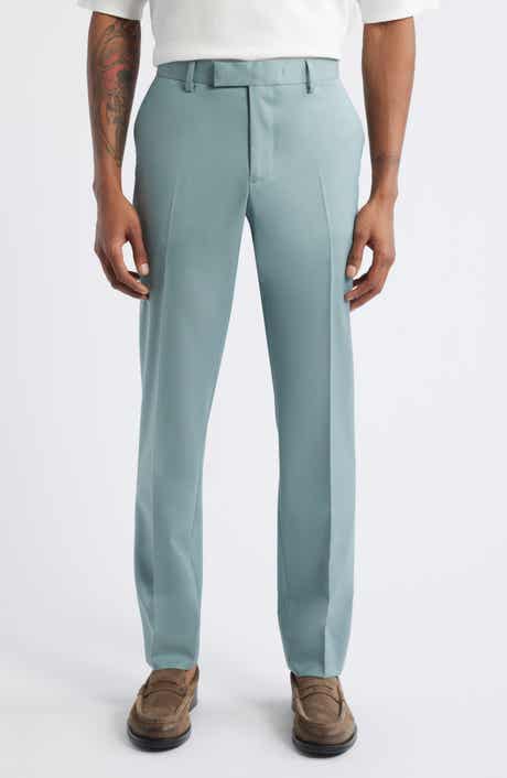 Open Edit Slim Fit Sharkskin Trousers