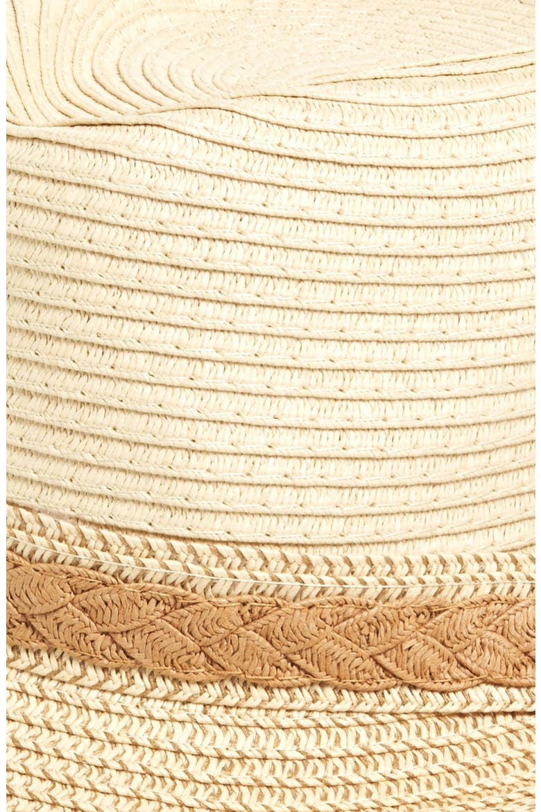Straw Fedora, Alternate, color, TAN
