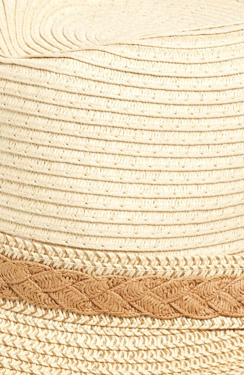 BP. Straw Fedora, Alternate, color, 