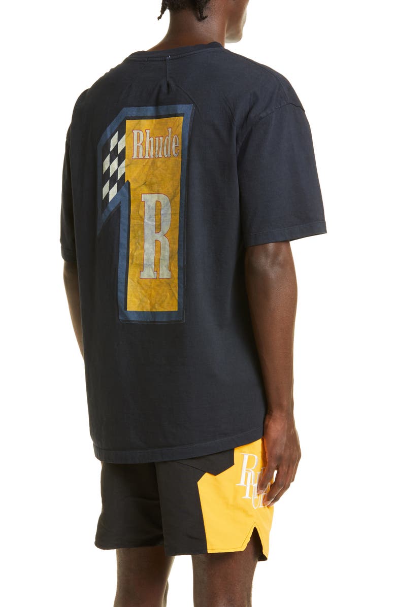 Rhude Men's First Place Graphic Tee, Alternate, color,