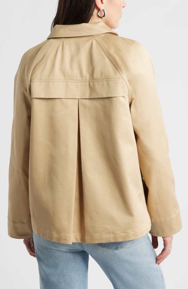 Caslon<sup>®</sup> Cotton Parka with Removable Hood, Alternate, color, Tan Shore